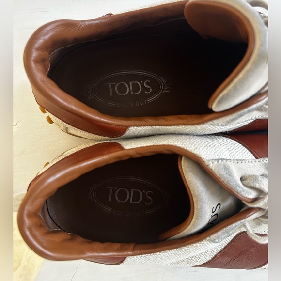 Tod's Tabs Sneakers in Fabric and Suede US 11.5 - Picture 7 of 7